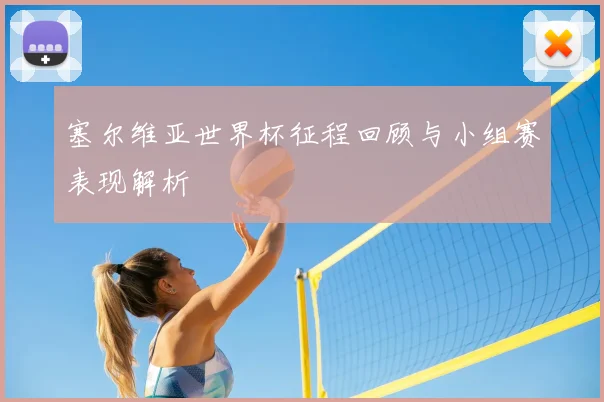 塞尔维亚世界杯征程回顾与小组赛表现解析