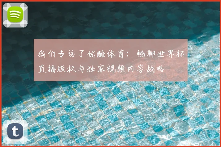 我们专访了优酷体育：畅聊世界杯直播版权与独家视频内容战略