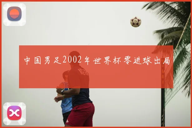 中国男足2002年世界杯零进球出局